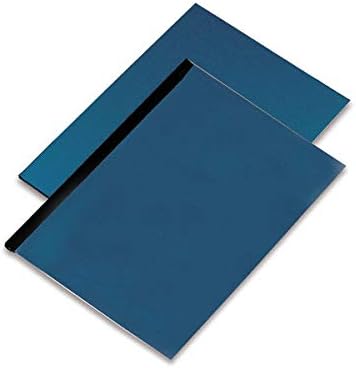 Q Connect A4 Leathergrain Binding Comb Covers - Blue (Pack of 100)