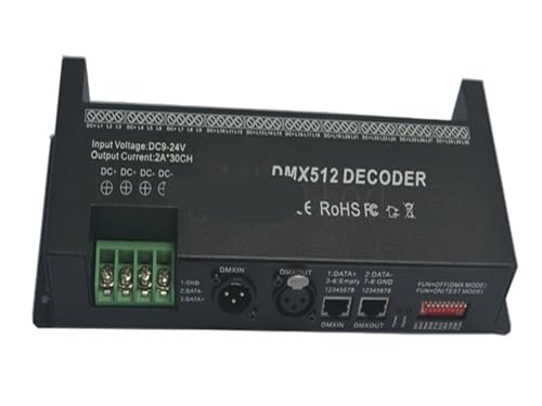 Variateur 60A décodeur DMX512 RGB pour harmoniser l'éclairage LED - 4