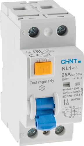 Chint interrupteur différentiel 2 pôles 25 A pour éliminer les risques d'électrisation
