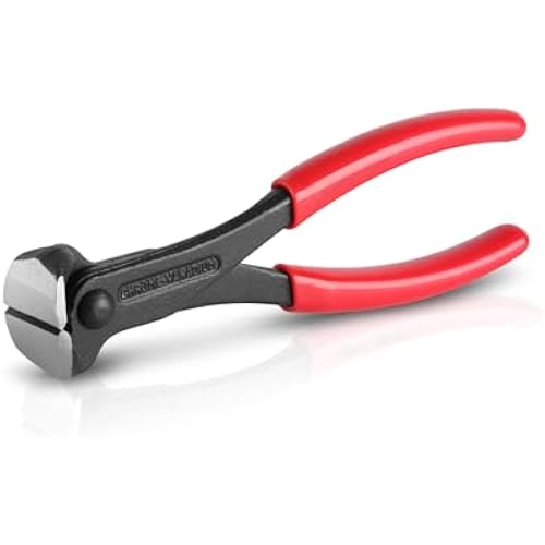 Bates- Nail Puller, 7 Inch Steel End Cutting Pliers