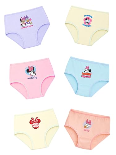 Image of BODYCARE Girls' Cotton Panties (Pack of 6) (Color & Print May Vary)