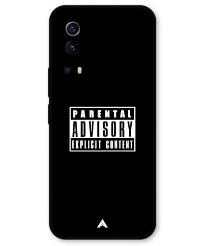 Image of Premium Explicit Case for iQOO Z3 Soft-Touch Metal TPU Back Cover, Shockproof, Designer, Aesthetic Mobile Phone Case (Glossy Finish)