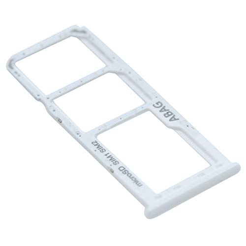 Support de Carte SIM pour Samsung Original pour Samsung Galaxy A21s (A217F) Blanc Support Plateau de Carte mémoire tiroir avec Chiffon de Nettoyage pour écran mungoo Cover