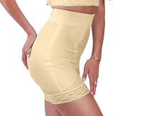 Rago Damen Plus Size Hi Waist Long Leg Shaper Oberschenkelformwäsche, Beige, 8XL/46 – Ansicht 3
