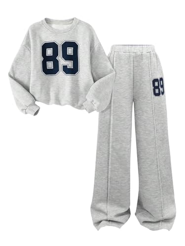 GORGLITTER Girl's 2 Piece Fall Sets Outfits Long Sleeve Y2K