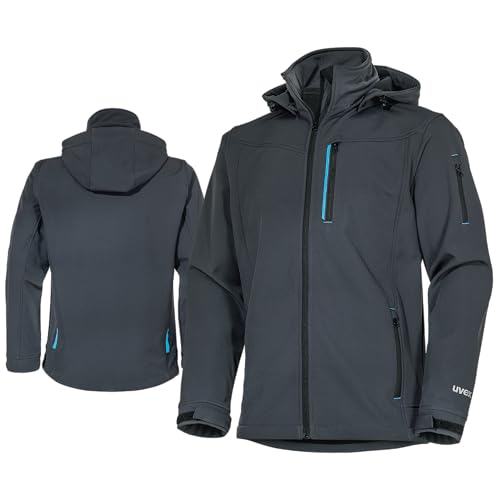Uvex tune-up Softshell-Arbeitsjacke - für Herren - Outdoorjacke - Blau -...