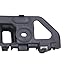 Front Bumper Brackets Heavy Duty Sturdy Construction Secure Fit Easy Installation Direct Replacement for Car Truck SUV Vehicle Bumper Support Bracket Holder (Right Driver Side: 2K5807184)