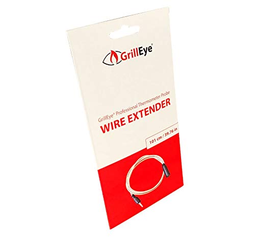 GrillEye GE0004 Thermometer Probe Wire Extender, Brown/A
