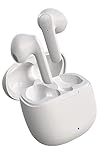 Design leggero e confortevole: le cuffie wireless con auricolari inclinati a 35° sono ultraleggeri e si sentono come se non esistano nell'orecchio. Riduce la pressione sull'orecchio. Le uscite super musicali sono leggere e comode da indossare per lunghe ore senza dolore. I veri auricolari wireless sono compatibili con tutti i dispositivi abilitati Bluetooth.