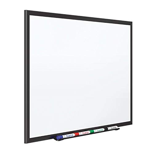 Quartet Magnetic Porcelain Whiteboard, 8' x 4' White Board, Premium, Duramax, Black Aluminum Frame (2548B) by Quartet - Used condition - US$455.34