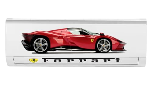 Ferrari Supercar Sports Car,Car Sticker for AC, Split Ac Stickers, Air Conditioner Sticker, car Stickers Fit for All Models Self Adhesive Sticker (Pack of 1)