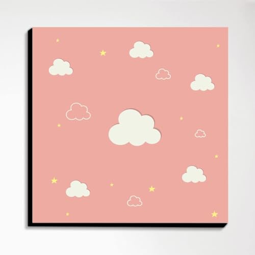 Tableaux décoratifs pour enfants 30 x 30 cm - Décoration chambre d'enfant moderne