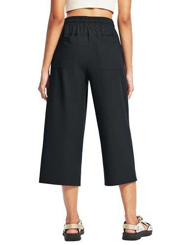 FitsT4 Sports Women's Wide Leg Hiking Capris UPF50+ Lightweight