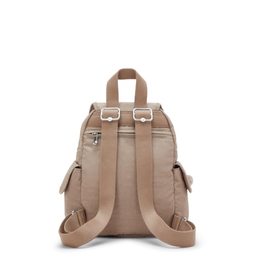 Image of Kipling City Pack Mini Backpack, Lightweight Compact Daypack with Multiple Pockets, Adjustable Straps & Everyday Travel Backpack - Tan Beige