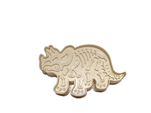 unbrand Keksausstecher und Stempel Dinosaurier (Triceratops)