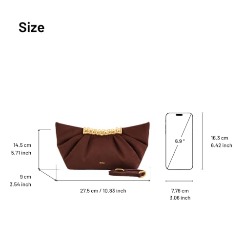Image of JW PEI Women's Leia Pleated Clutch