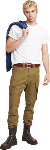 G-STAR Raw - Mens Zip Pocket 3D Skinny Cargo 2.0 5-Pocket Pants, Color Kangaroo, Size: 32W x 30L3