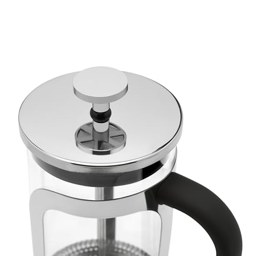 Leopold Vienna Caffettiera 1 Litro 8 Tazze Vetro-Acciaio Inox - 3