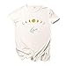 Short Moon Men Top Loose Fashion T-Shirt Sleeve Print Casual Women Chemisier féminin Hauts pour Femmes Habillés Manches Courtes