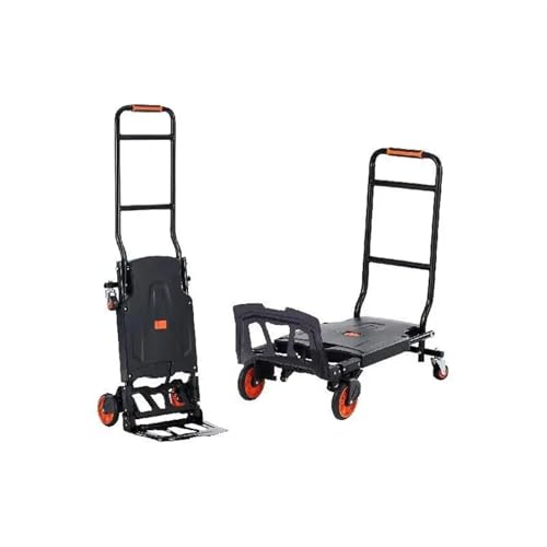 LCKKJHG Faltbarer 2-in-1 Handwagen