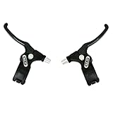 Dia-Compe DIACOMPE 182s2 Tech77 w/ ThumbLock Stopper Brake Lever Set , Black , DP2527