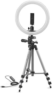 CULLMANN - 52119 - Alpha 1800 Mobile Tripod BT w. Stojak na smartfona i wyzwalacz Bluetooth (wysokość wysuwu 140 cm, z 3-kierunkową głowicą, maks. obciążenie 2 kg, ciężar 900 g), czarny