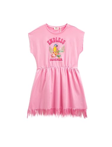 Robe fille Koton sans manches imprimée pour habiller votre enfant avec confort