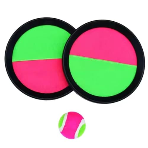 Kit 2 Raquetes Com Tiras Autocolantes Bola Bateu Colou Premium Esporte Infantil Pais Filhos