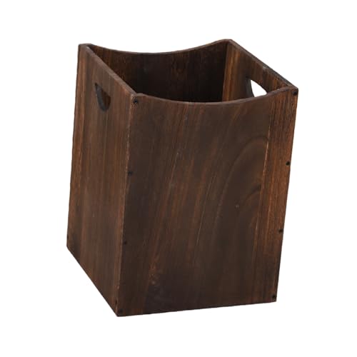 Poubelle en bois intérieur maison avec système de montage facile