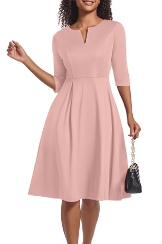 Nmoder Midi Dresses for Women Semi-Formal...