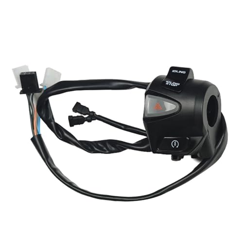 Interrupteur moto Click150 avec bouton feux de croisement pour guidon