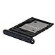 MMOBIEL Dual SIM Kartenhalter Kompatibel mit Samsung Galaxy A53 5G - 6.5 inch - 2022 - SIM Card Tray Schlitten - Inkl. SIM Pin - Schwarz