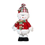 【Longues jambes extensibles】 : ces figurines de Noël, dotées de jambes rétractables, peuvent s'asseoir n'importe où avec leurs longues jambes qui peuvent être facilement et commodément étendues à la longueur souhaitée.