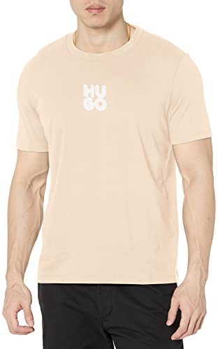 HUGO T-Shirt avec Logo Injecté en Jersey pour un look homme urbain chic