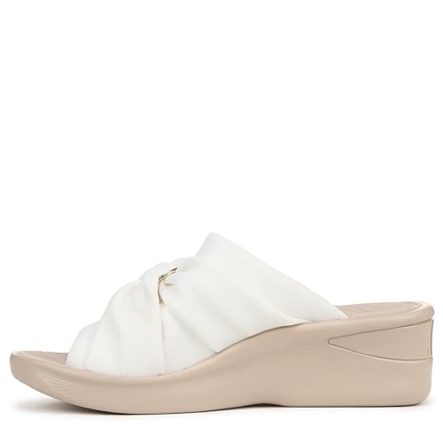 LifeStride Women's Serenade Slide Wedge Sandal White 11 W by LifeStride - Used condition - Image 9