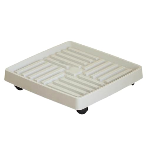 Zunetsutock Rolling Plant Stand - 8.07in Square Trolley Caddy Support