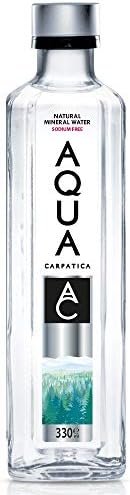 Aqua Carpatica Still Natural Mineral Water - Glass Bottle - 330ml (Pack of 12)