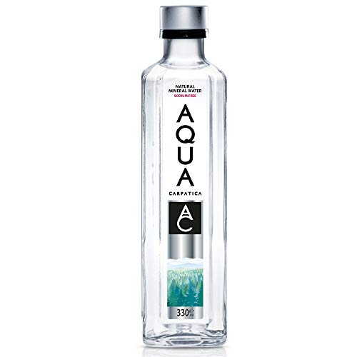 Aqua Carpatica Still Natural Mineral Water - Glass Bottle - 330ml (Pack of 12)
