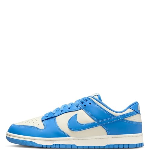 Nike Dunk Low Retro Men's Shoes (DV0833-113, Coconut Milk/Gym Red/Sail/University Blue) Size 11