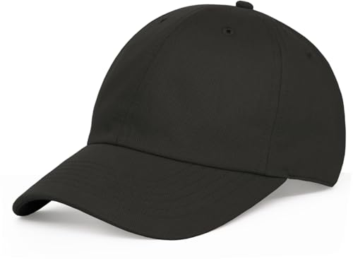 Artexia - Baseball Cap Unisex 100% Baumwolle - Cap Herren und Cap Damen mit Weicher und Flexibler Krone - Basecap Herren und Basecap Damen (DE/NL/SE/PL, Alphanumerisch, Einheitsgröße, Schwarz)