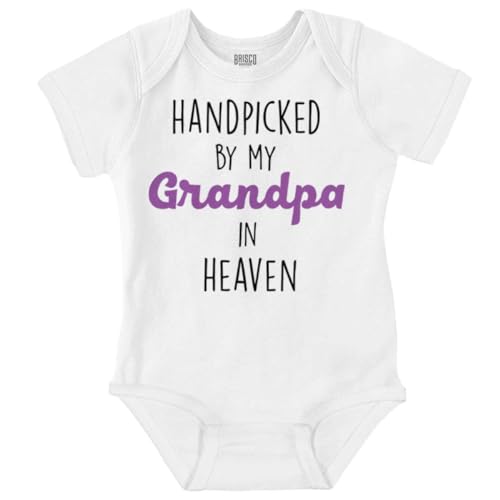 Brisco Brands In Memory of Father Grandfather Sweet Baby Romper Boys or Girls