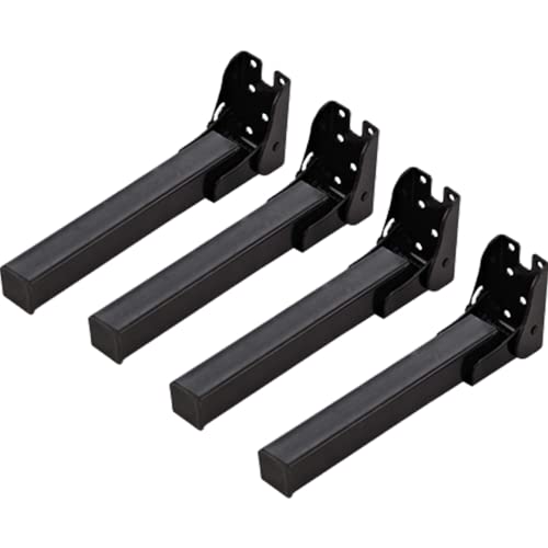 Tischbeine Edelstahl Höhenverstellbar - 4 Stück Klappbar Kurz Eckig,...