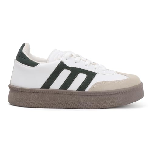 Image of Vendoz Women Sneaker | Cushioned Insole for Comfort | Stylish Lace-Up Design | Lightweigh & Perfect for Casual Outfit for Girls CNV7030