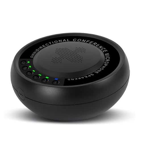 Microphone de conférence 360° dynamique avec captation vocale intégrale