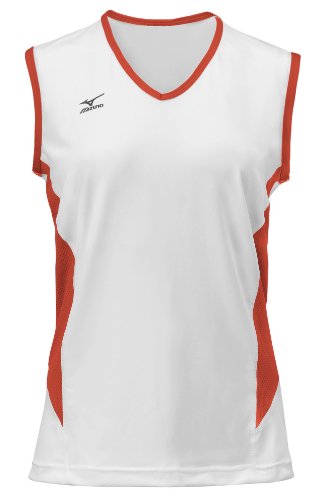 Jersey de volley-ball Mizuno femme sans manches aux finitions classiques haut de gamme