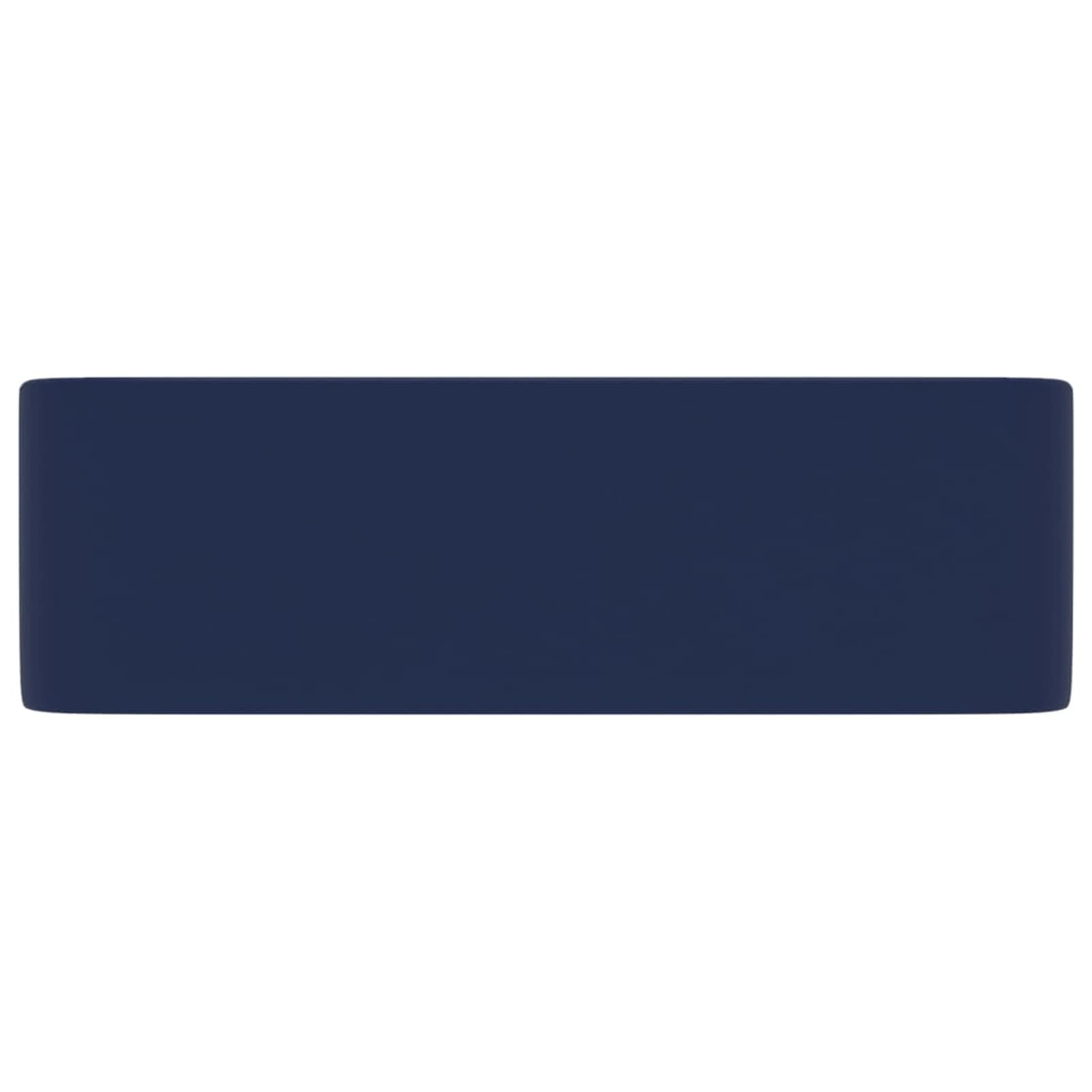 Lavandino Luxury Blu Scuro Opaco 41x30x12 cm in Ceramica,Lavandino,Lavandino Bagno,Lavandini Bagno,Articoli idraulici-147045