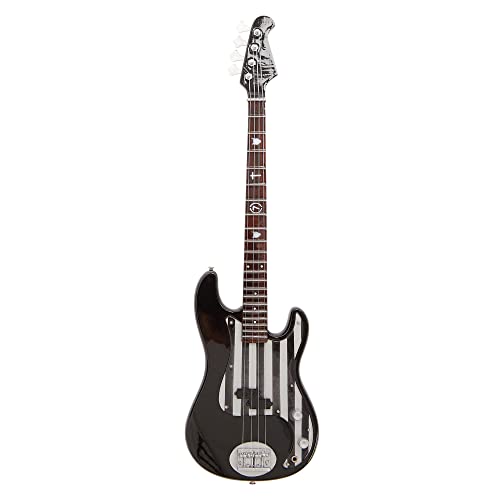 Geezer Butler (Black Sabbath) Signature Basse – Réplique de guitare miniature - Les Beatles, Paul McCartney, John Lennon, RIngo Starr, George Harrison Geezer Butler (Black Sabbath) Signature Basse – Réplique de guitare miniature – Image 3
