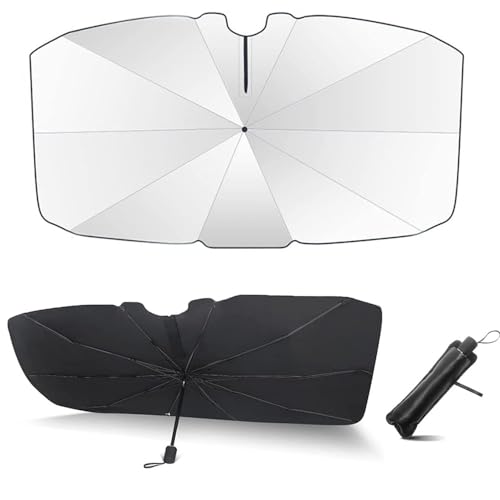 WERTYUV Parasol para Parabrisas de Coche, para Kia Niro 2017-2022 2023 E-Niro EV Aislamiento Térmico Fácil de Instalar y Almacenar Polvo Cobertura Accesorios