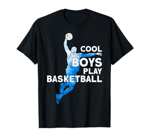 Cool Boys Play Basketball T-Shirt