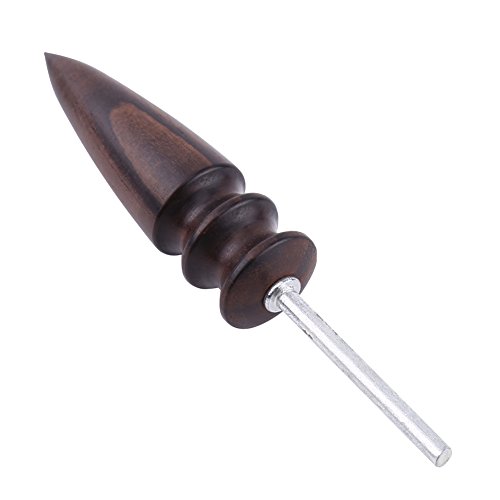 Herramienta de Bruñido de Cuero Artesanía, Blackwood para Cinturón, Vainas de Cuchillo con Surcos, Adecuado para Prensa de Perforación, Taladro Manual, Poste de (S 8 pulgadas 100